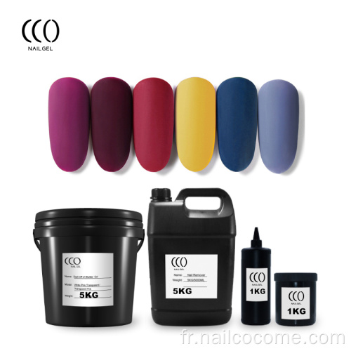 OEM durable de vernis à ongles en gel de couche de finition UEM pour le salon de manucure